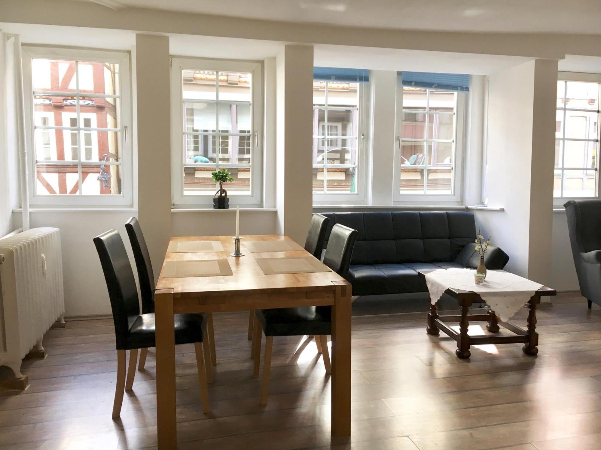 Drei-Fluesse Ferienwohnung Ганн. Мюнден Экстерьер фото
